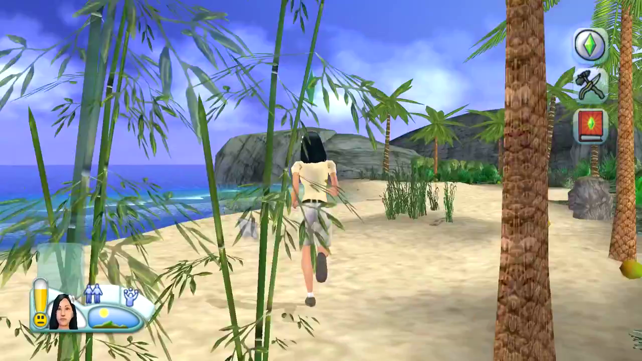 the sims 2 castaway ps2 where to get hard wood
