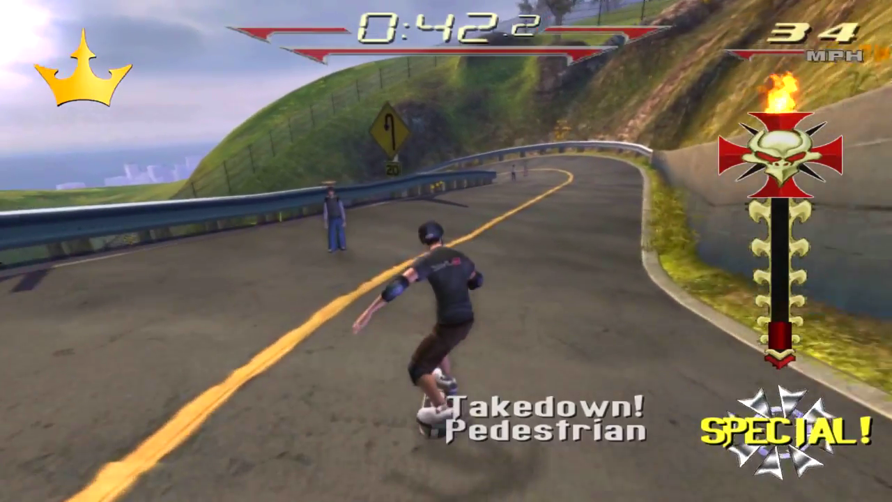 CORRIDAS RADICAIS DE SKATE! - Tony Hawk's Downhill Jam 