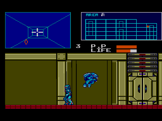 Cyborg Hunter Area A-G Maps Map for Sega Master System by Ayce78