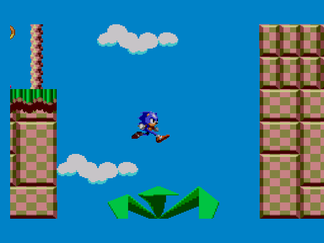 Turquoise Hill Zone Tiles - Sonic Chaos Remake by SSBfangamer on