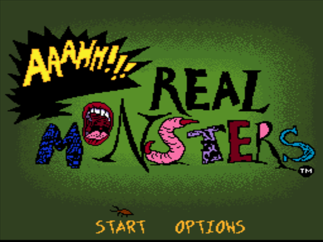 ahh real monsters snes versions