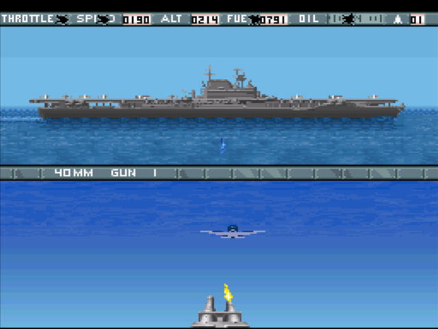 Carrier Aces (guerra Avião) Super Nintendo Paralela Usada