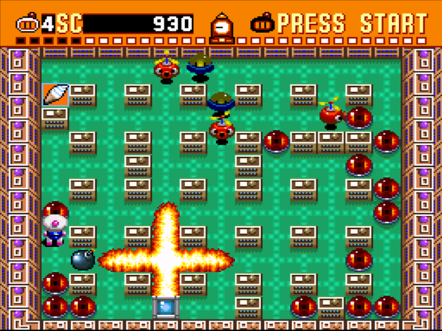 Jogo Super Bomberman - SNES - Sebo dos Games - 10 anos!