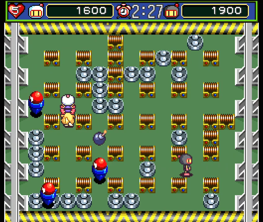 Super Bomberman 5 Battle Mode [SNES] - Gameplay 720p [HD] 