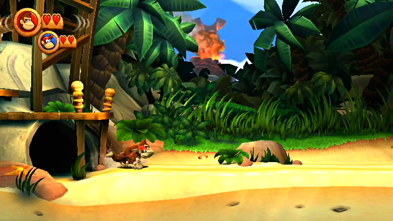 donkey kong country returns two player